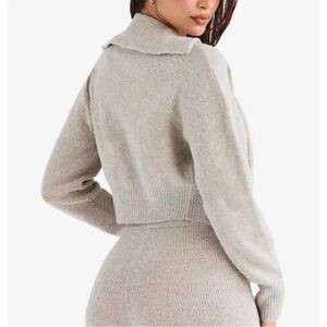 NWT House of CB Blaise Opal Knit Cropped Cardigan